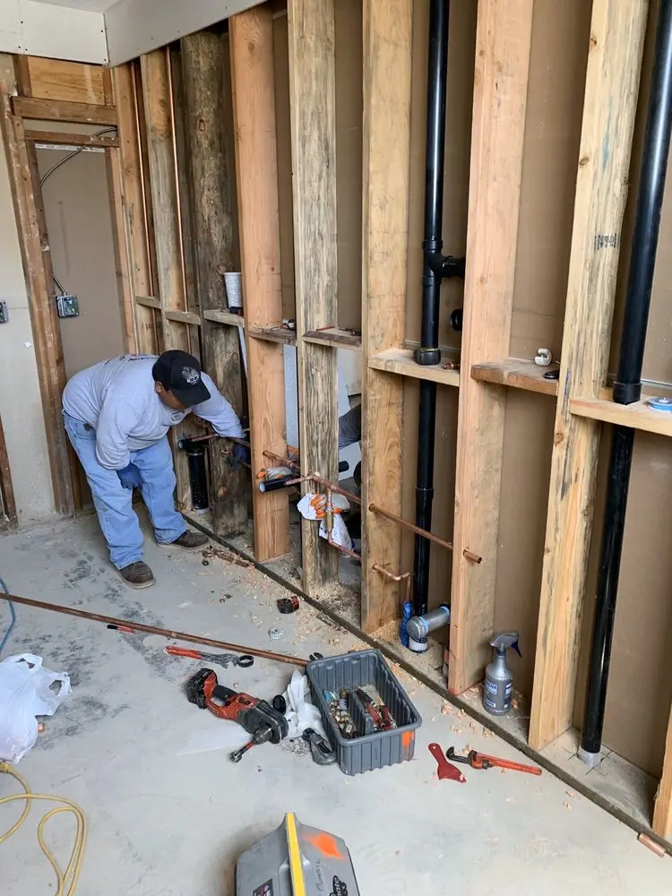 Commercial rough-in plumbing for Gas Line Repair in Rainey